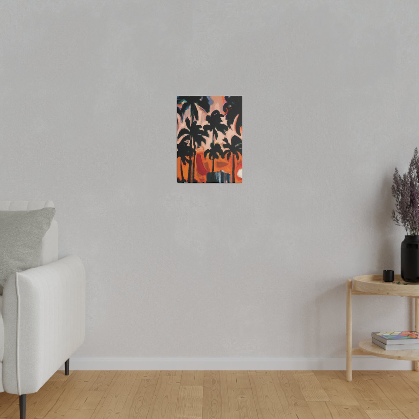 4317T - Miami Beach Sunset Painting Print | Miami | Beach | Sunset | Poster | Home Decor | Wall Art | Canvas