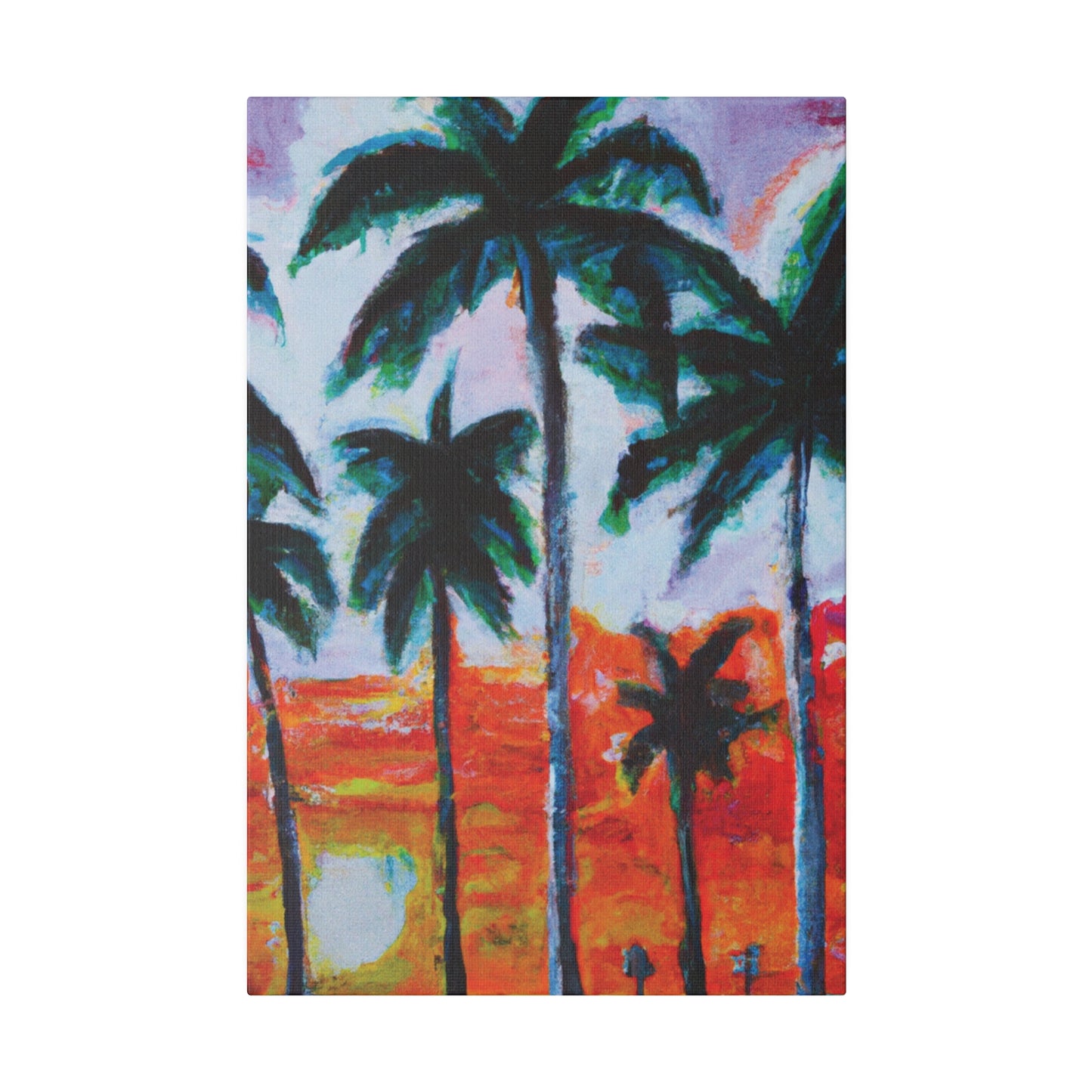 5398G - Miami Beach Sunset Painting Print | Miami | Beach | Sunset | Poster | Home Decor | Wall Art | Canvas