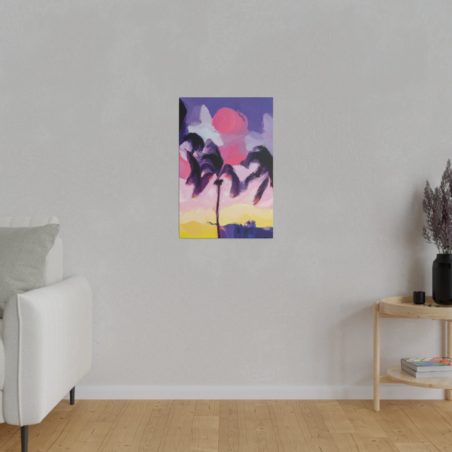 8189L - Miami Beach Sunset Painting Print | Miami | Beach | Sunset | Poster | Home Decor | Wall Art | Canvas