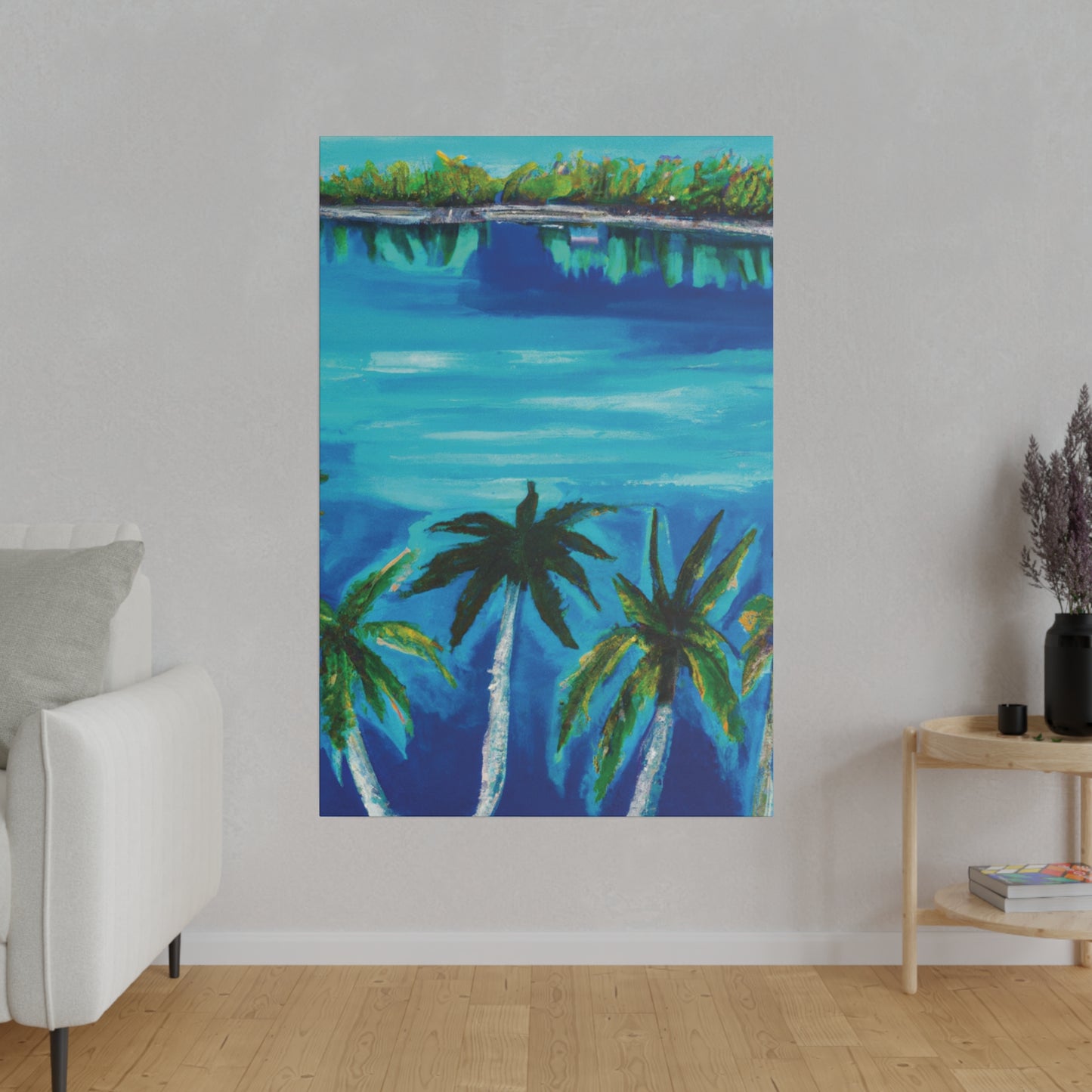 6741K - Bahamas Ocean Painting Print | Bahamas | Ocean | Beach | Poster | Home Decor | Wall Art | Canvas