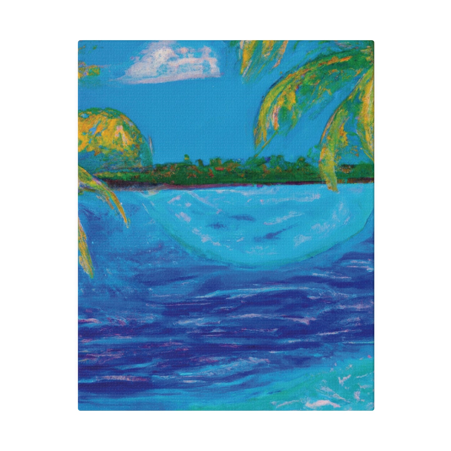 6704T - Bahamas Ocean Painting Print | Bahamas | Ocean | Beach | Poster | Home Decor | Wall Art | Canvas