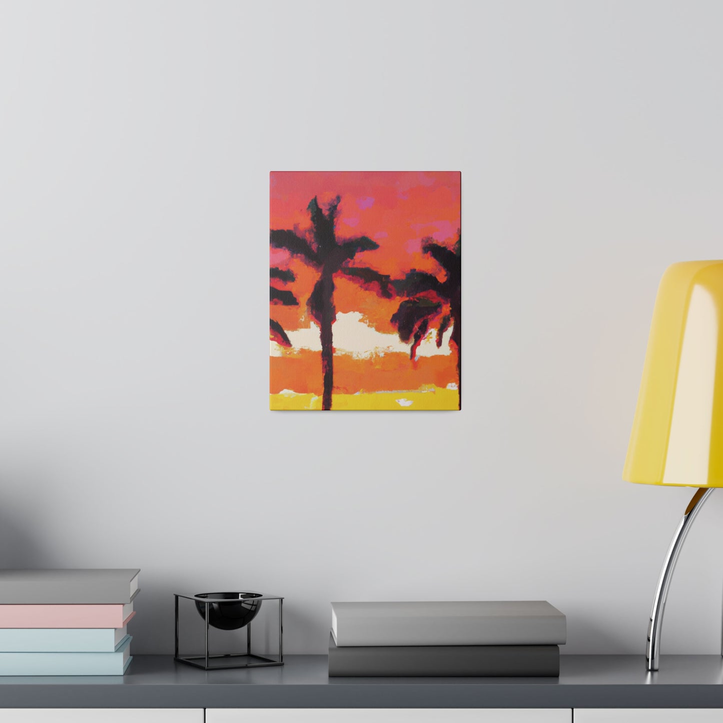 9356P - Miami Beach Sunset Painting Print | Miami | Beach | Sunset | Poster | Home Decor | Wall Art | Canvas