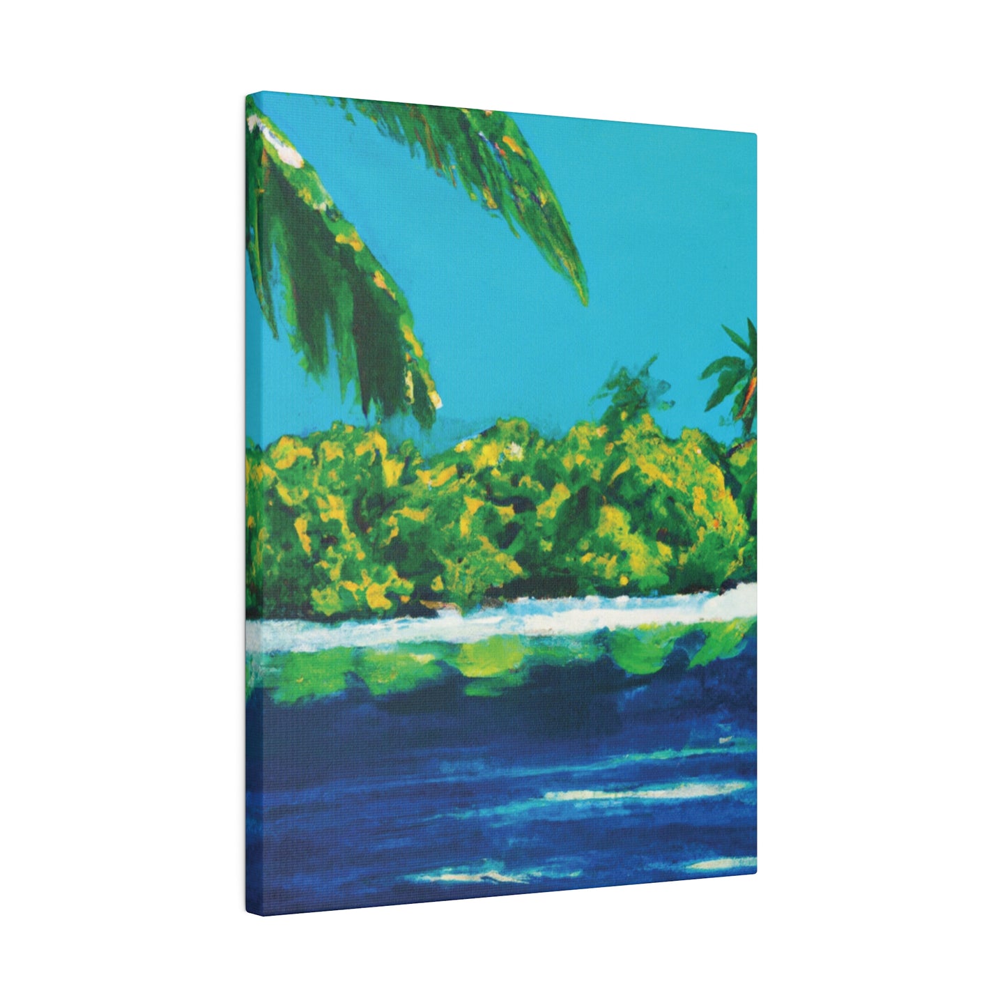 2473X - Bahamas Ocean Painting Print | Bahamas | Ocean | Beach | Poster | Home Decor | Wall Art | Canvas