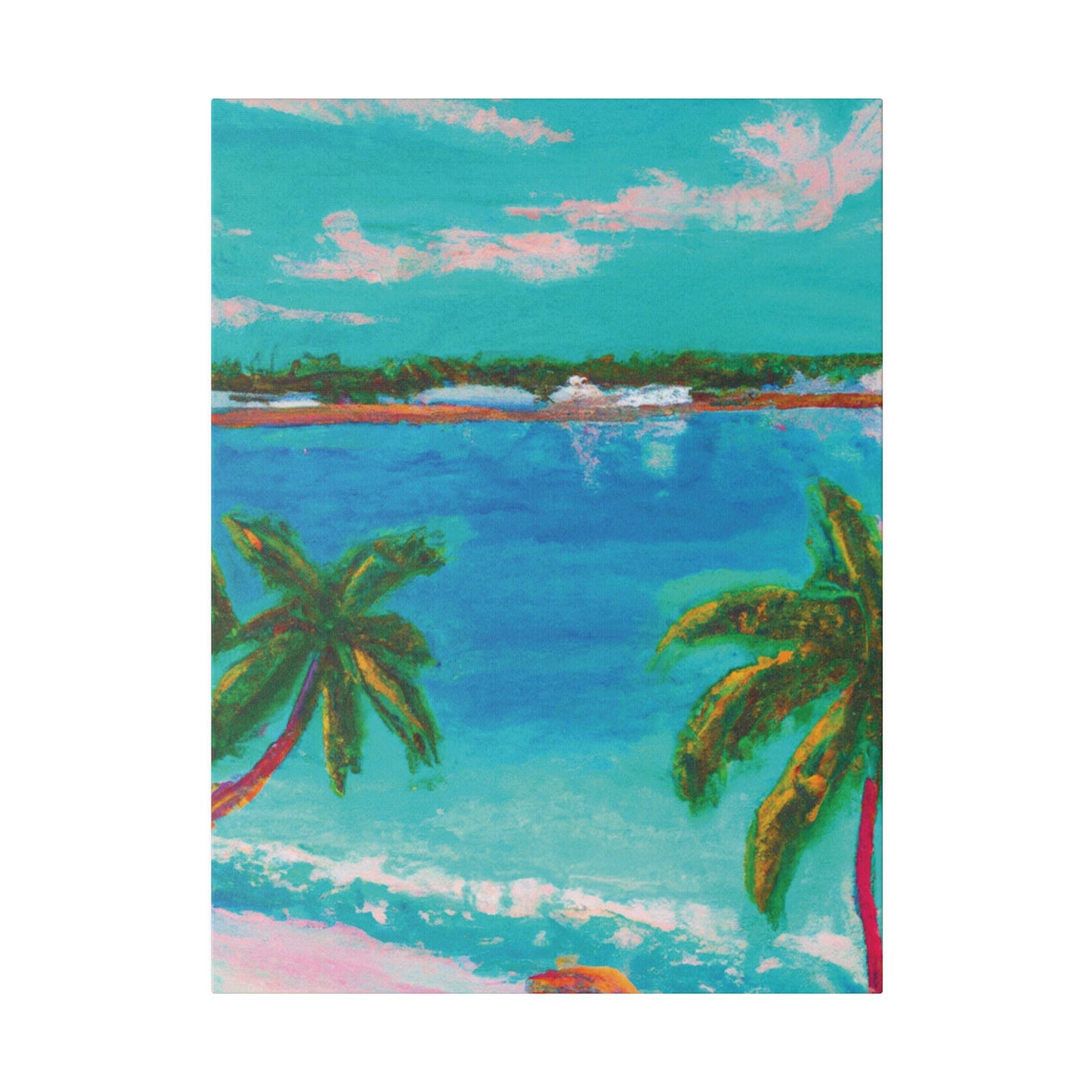 6836G - Bahamas Ocean Painting Print | Bahamas | Ocean | Beach | Poster | Home Decor | Wall Art | Canvas