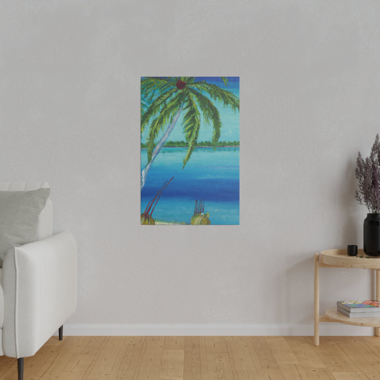 6874M - Bahamas Ocean Painting Print | Bahamas | Ocean | Beach | Poster | Home Decor | Wall Art | Canvas