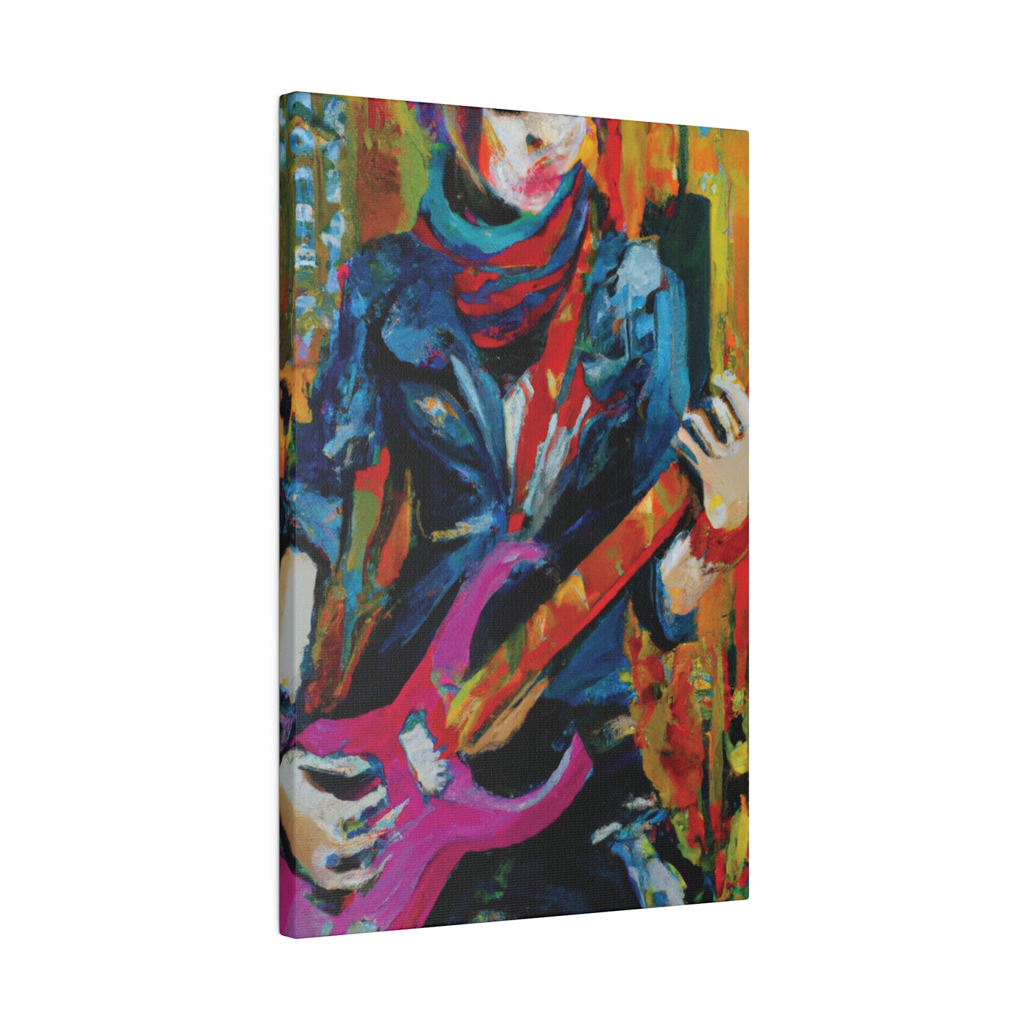 6226G - Rockstar Oil Painting Style Print | Poster | Home Decor | Wall Art | Music Art | Canvas