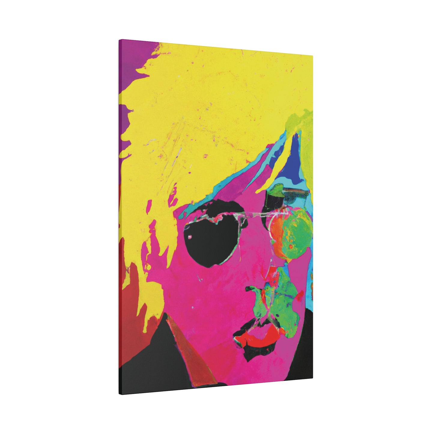 7141U - Rockstar Painting Print | Face | Abstract | Poster | Home Decor | Wall Art | Music Art | Canvas