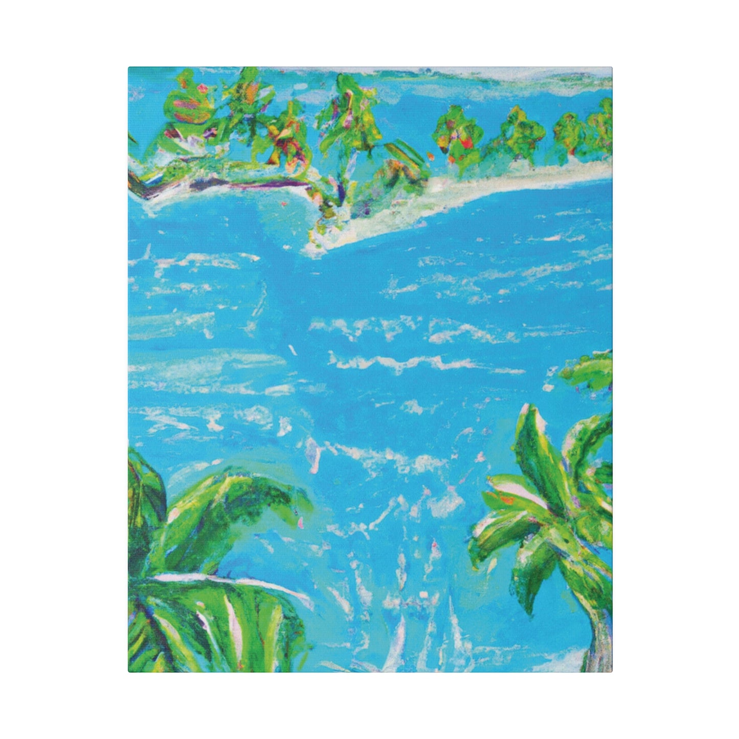 9413O - Bahamas Ocean Painting Print | Bahamas | Ocean | Beach | Poster | Home Decor | Wall Art | Canvas