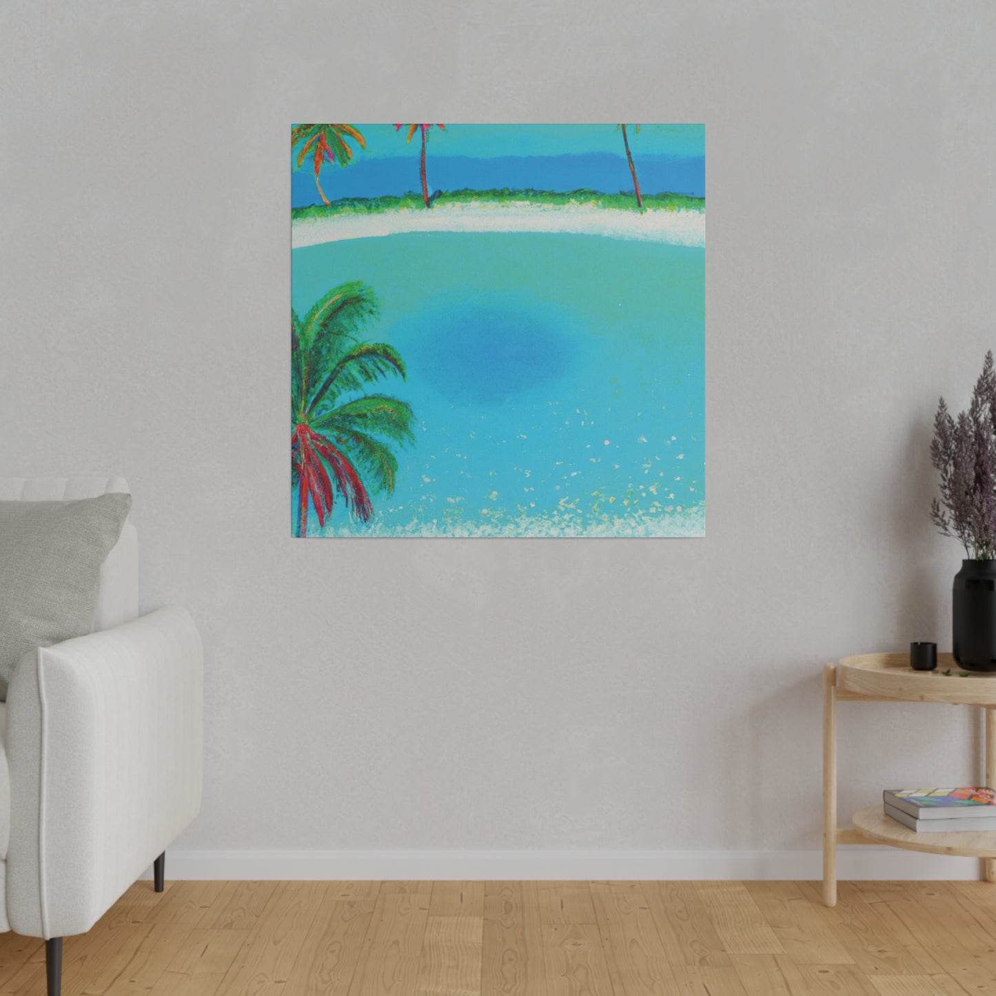 2198G - Bahamas Ocean Painting Print | Bahamas | Ocean | Beach | Poster | Home Decor | Wall Art | Canvas