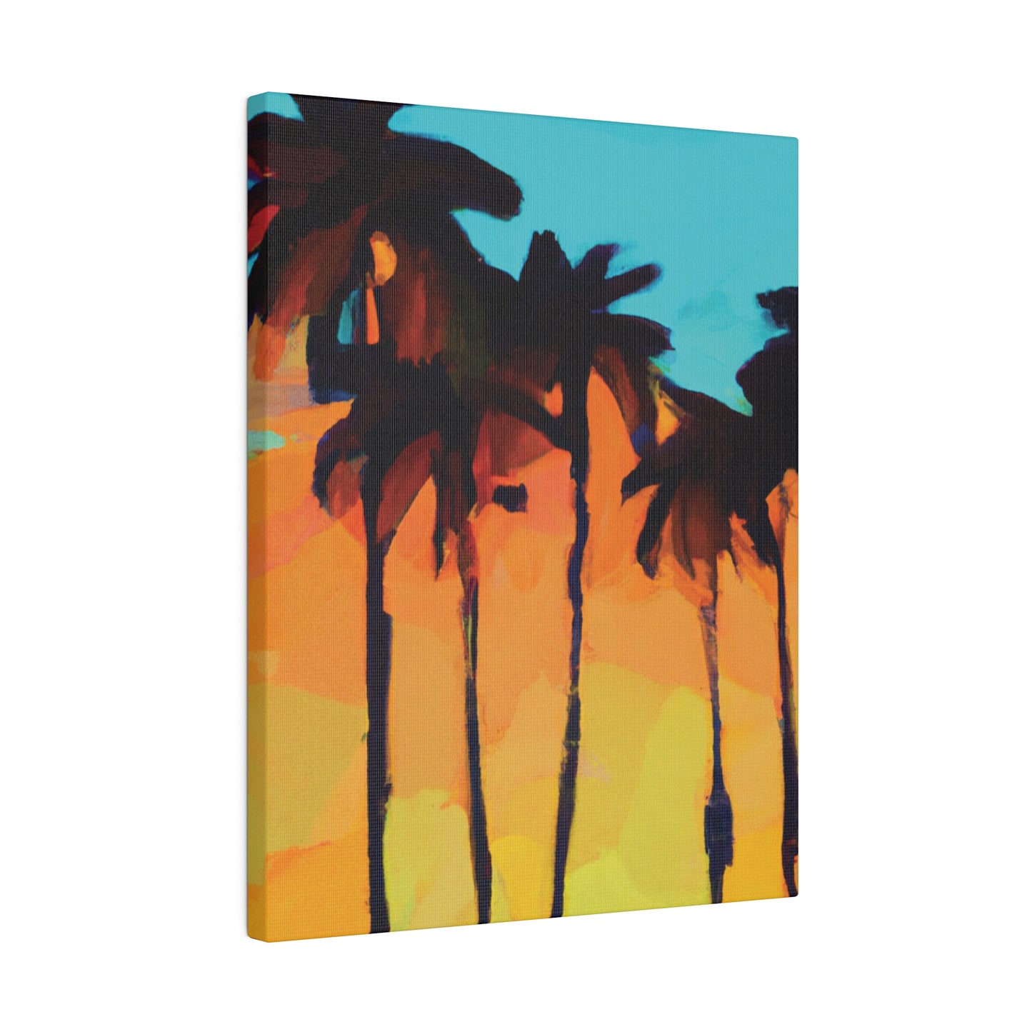 3606O - Miami Beach Sunset Painting Print | Miami | Beach | Sunset | Poster | Home Decor | Wall Art | Canvas