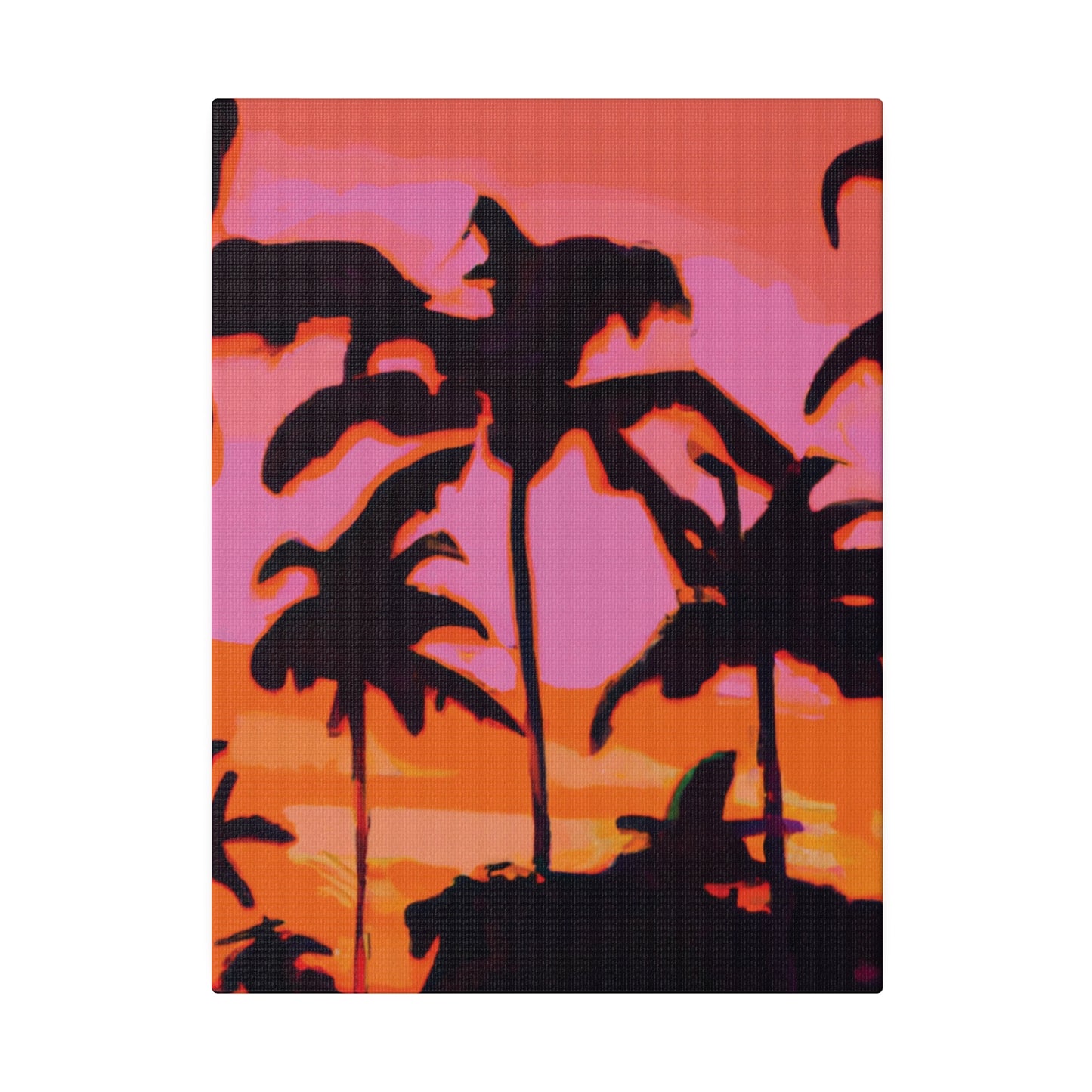 6226X - Miami Beach Sunset Painting Print | Miami | Beach | Sunset | Poster | Home Decor | Wall Art | Canvas