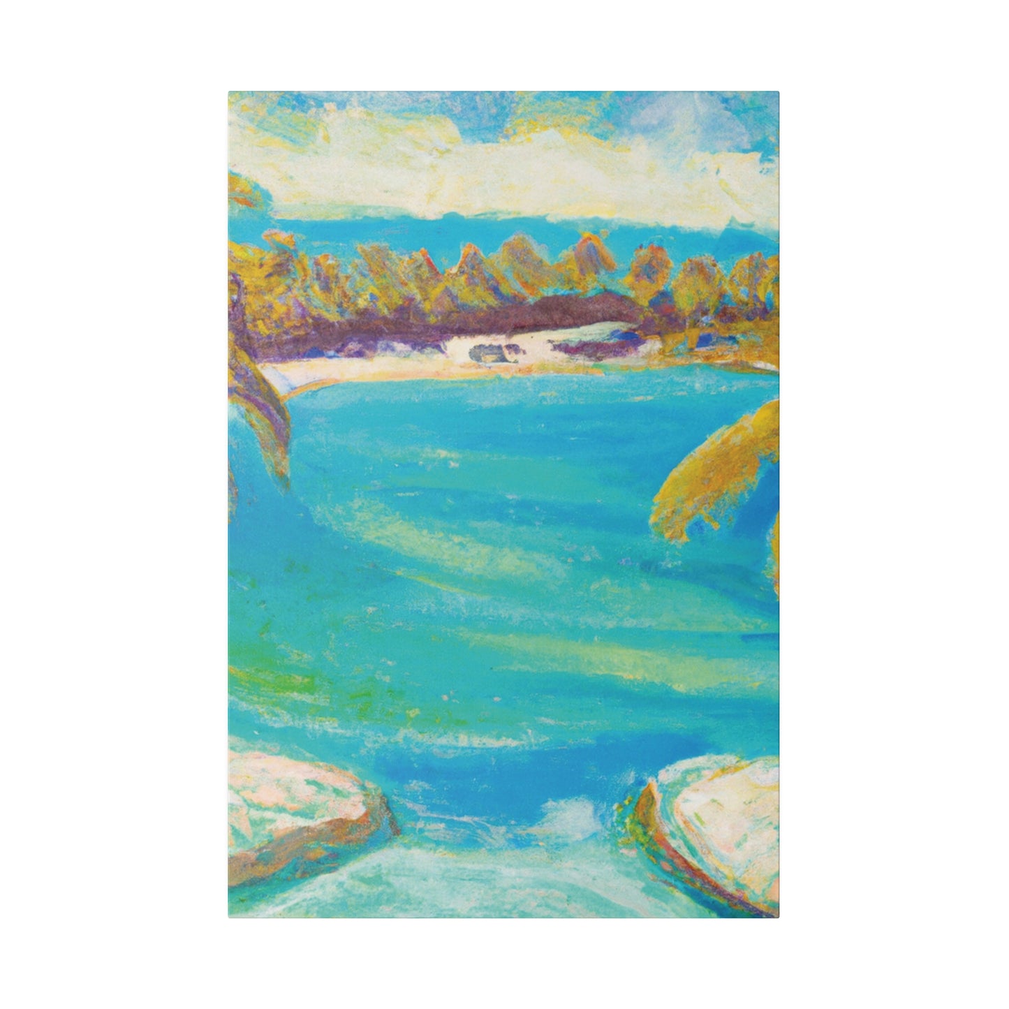 5706H - Bahamas Ocean Painting Print | Bahamas | Ocean | Beach | Poster | Home Decor | Wall Art | Canvas