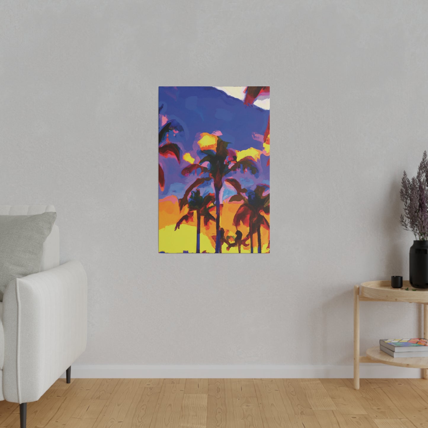 3162U - Miami Beach Sunset Painting Print | Miami | Beach | Sunset | Poster | Home Decor | Wall Art | Canvas