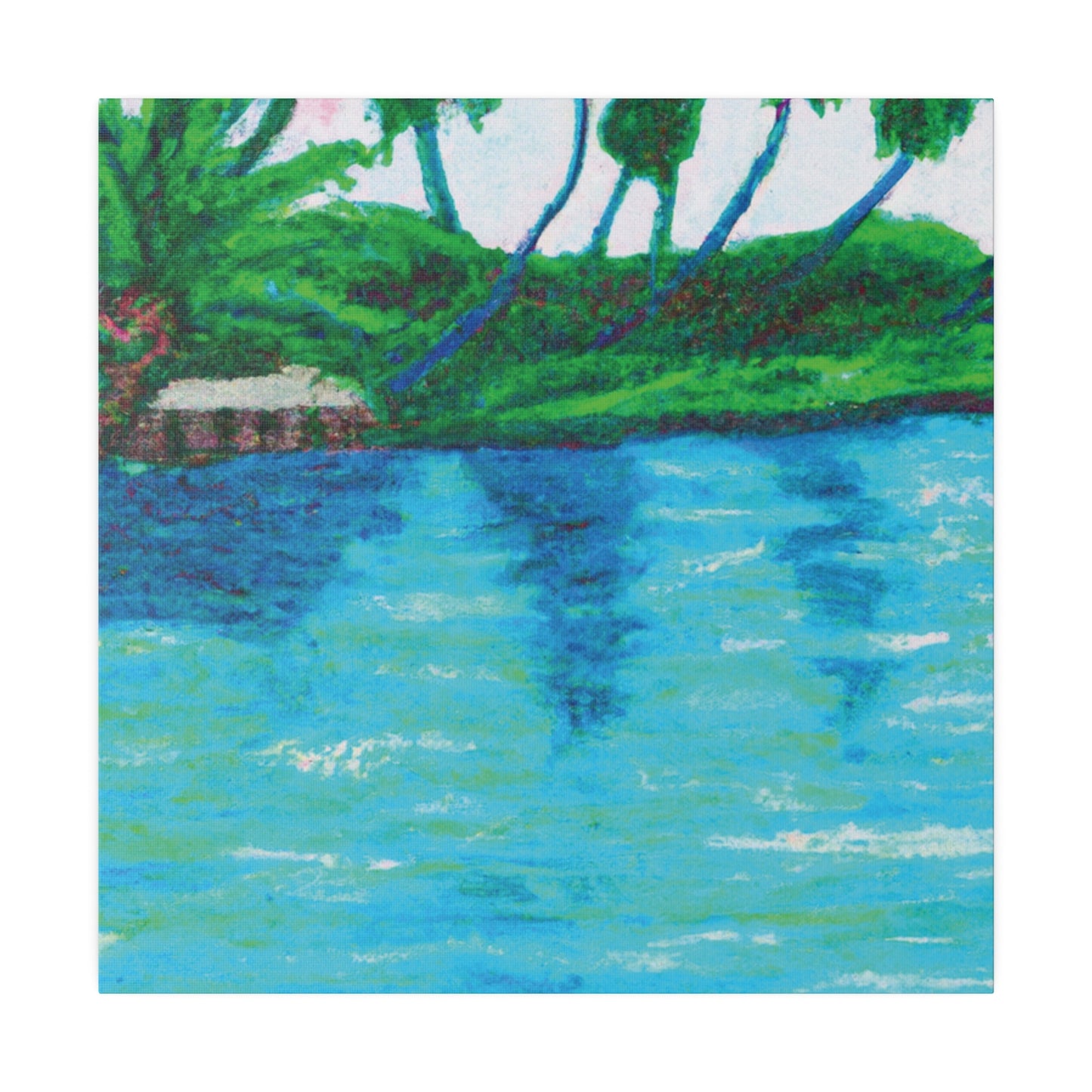 9457L - Bahamas Ocean Painting Print | Bahamas | Ocean | Beach | Poster | Home Decor | Wall Art | Canvas