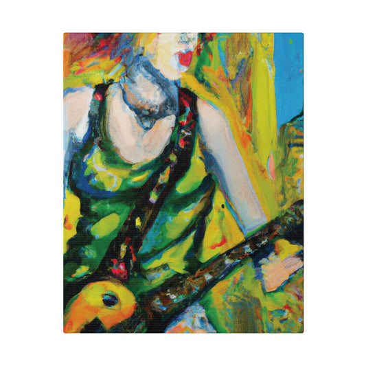 4713C - Rockstar Oil Painting Style Print | Poster | Home Decor | Wall Art | Music Art | Canvas