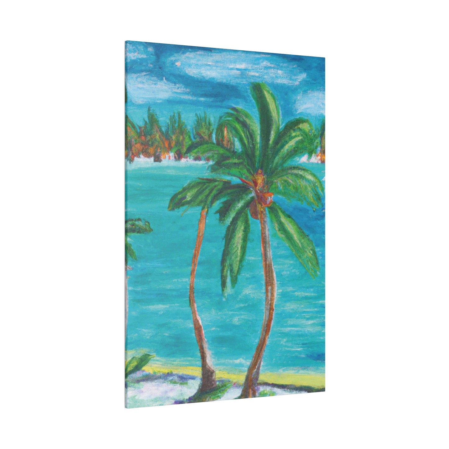 8299I - Bahamas Ocean Painting Print | Bahamas | Ocean | Beach | Poster | Home Decor | Wall Art | Canvas