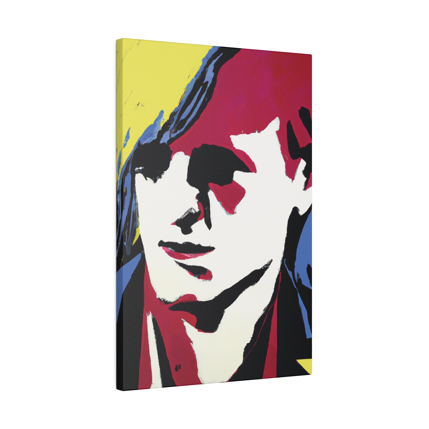 8246E - Rockstar Painting Print | Face | Abstract | Poster | Home Decor | Wall Art | Music Art | Canvas