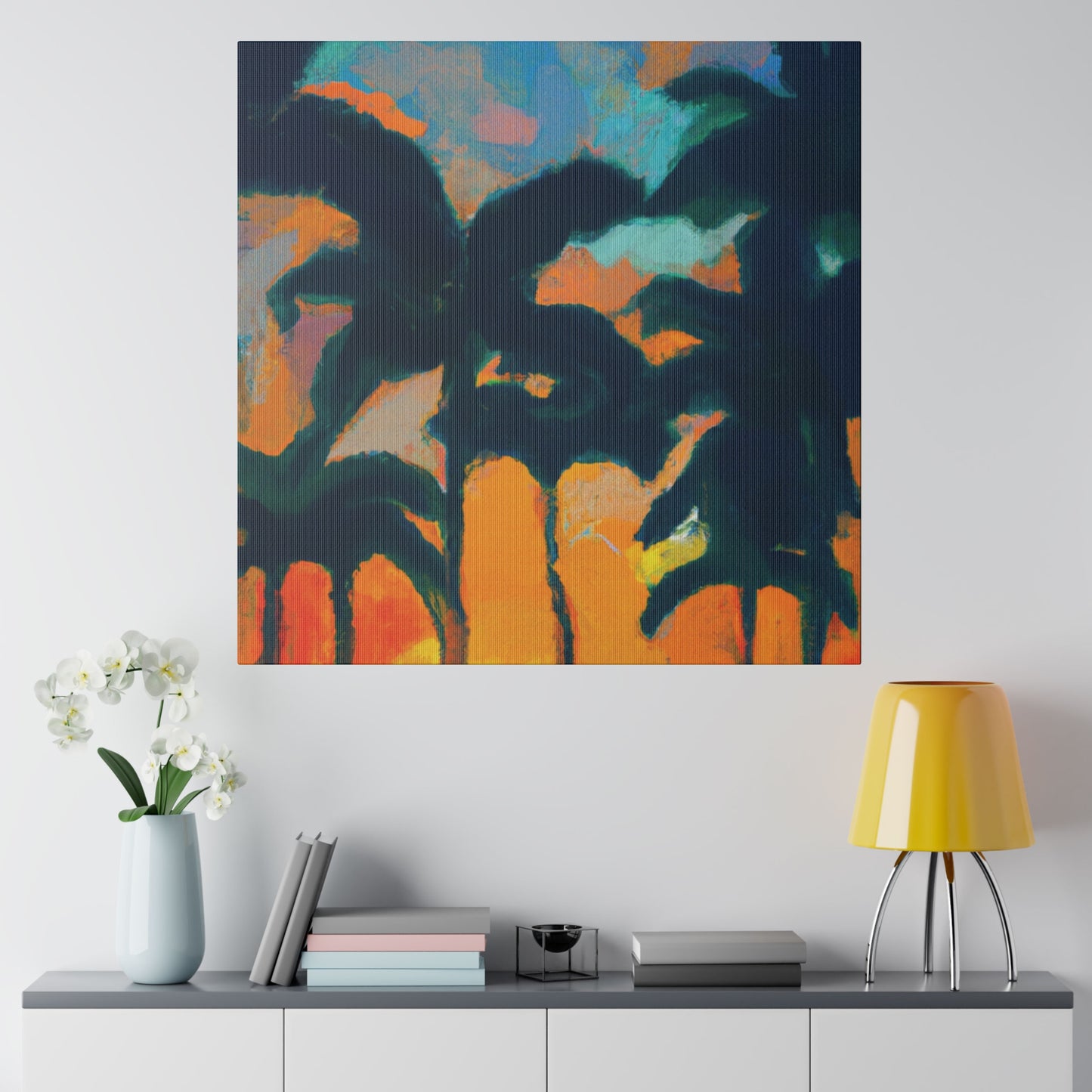 6877B - Miami Beach Sunset Painting Print | Miami | Beach | Sunset | Poster | Home Decor | Wall Art | Canvas