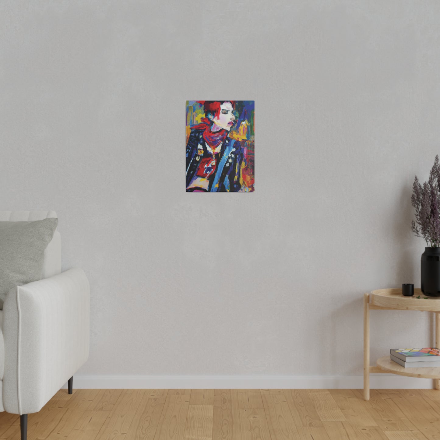 8996X - Rockstar Oil Painting Style Print | Poster | Home Decor | Wall Art | Music Art | Canvas