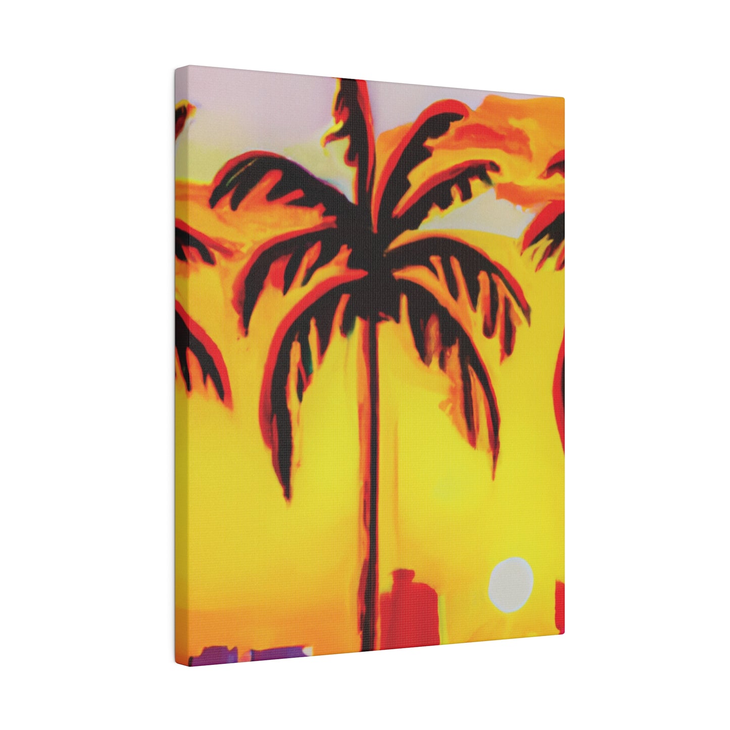 6539T - Miami Beach Sunset Painting Print | Miami | Beach | Sunset | Poster | Home Decor | Wall Art | Canvas