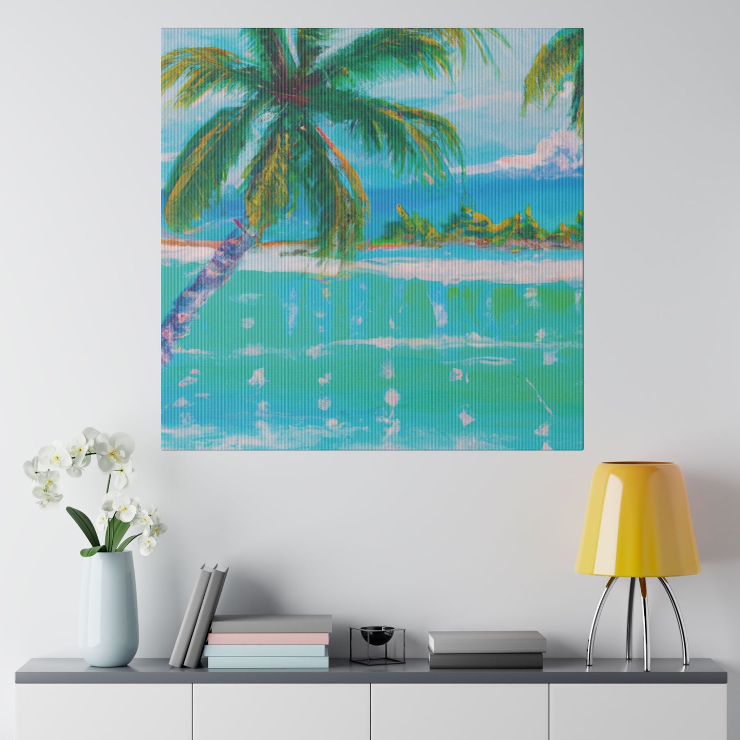 9452K - Bahamas Ocean Painting Print | Bahamas | Ocean | Beach | Poster | Home Decor | Wall Art | Canvas