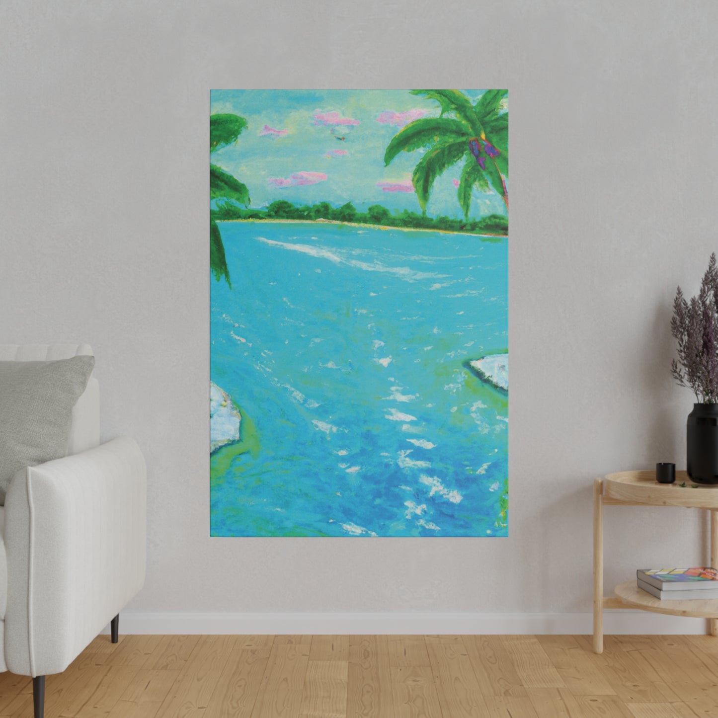 6527F - Bahamas Ocean Painting Print | Bahamas | Ocean | Beach | Poster | Home Decor | Wall Art | Canvas