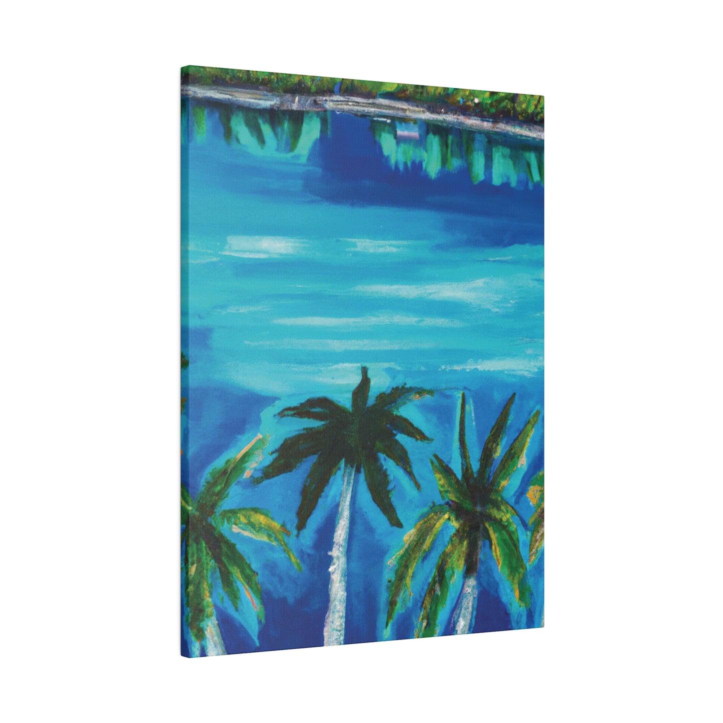 6741K - Bahamas Ocean Painting Print | Bahamas | Ocean | Beach | Poster | Home Decor | Wall Art | Canvas