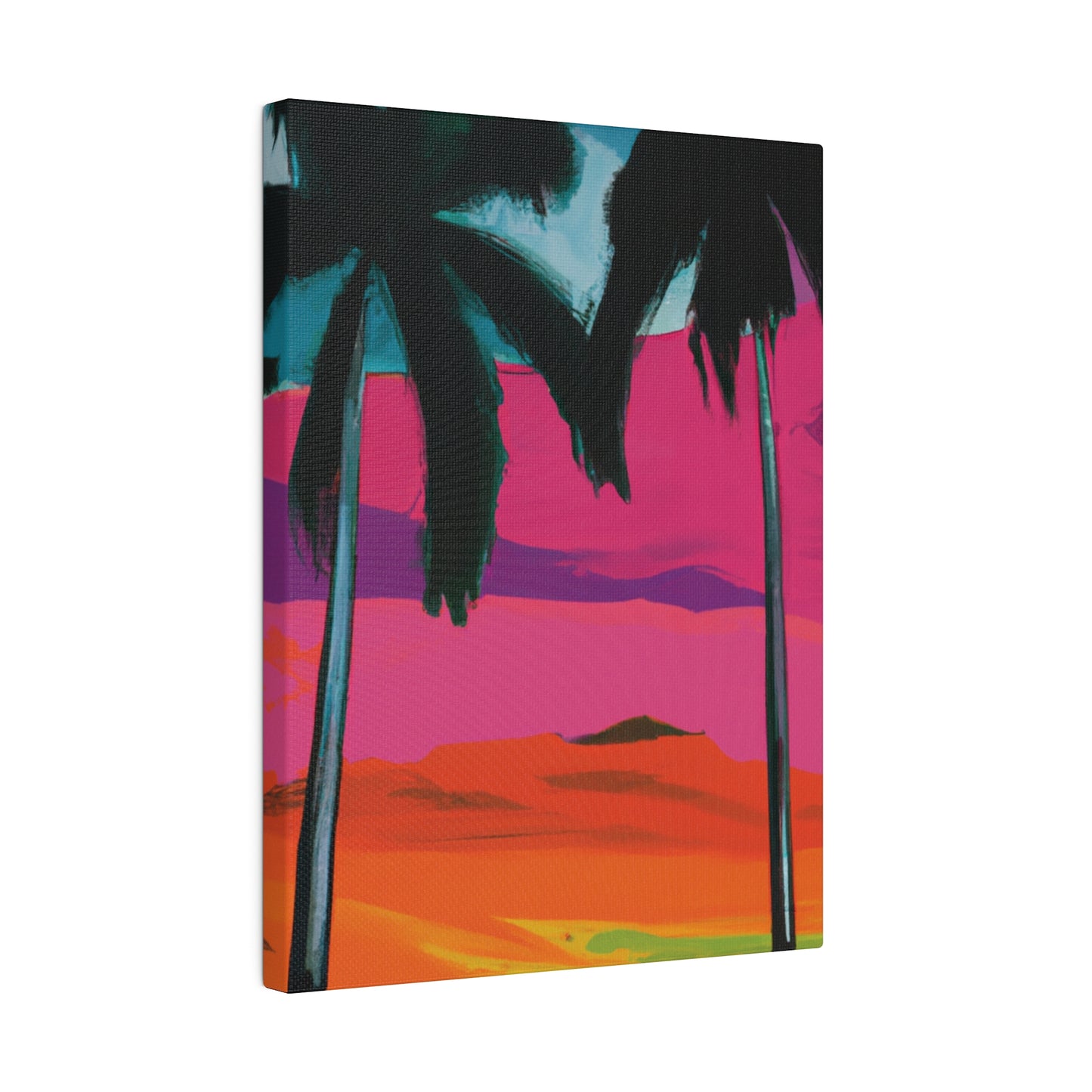 9027A - Miami Beach Sunset Painting Print | Miami | Beach | Sunset | Poster | Home Decor | Wall Art | Canvas