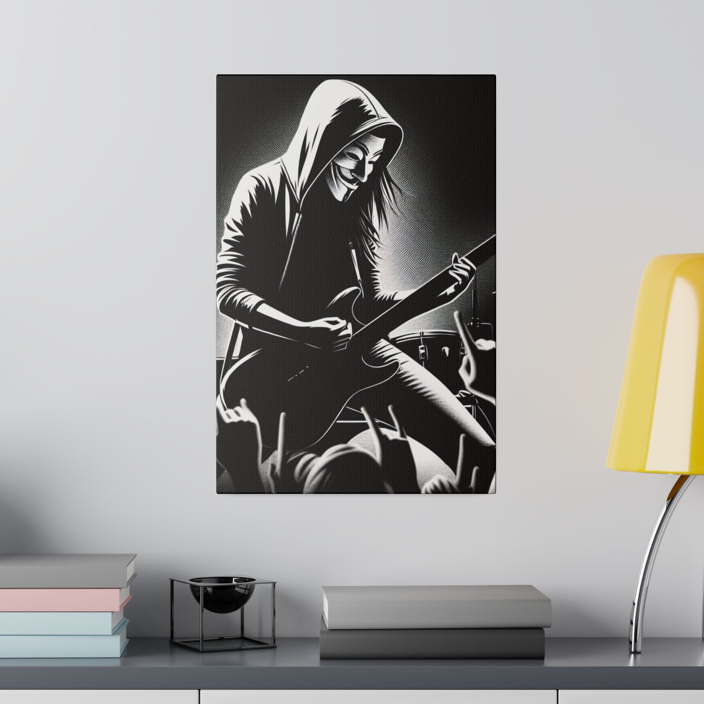 3569Z - music art work, rockstar gifts, musician gift ideas, guitar art work, guitar artwork, guitar wall art canvas, playing guitar, decor