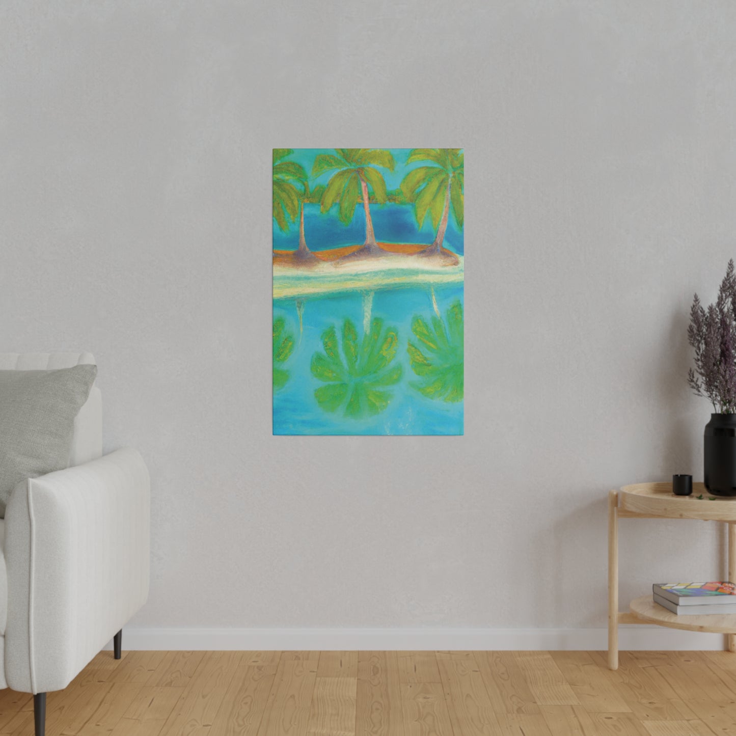3294K - Bahamas Ocean Painting Print | Bahamas | Ocean | Beach | Poster | Home Decor | Wall Art | Canvas