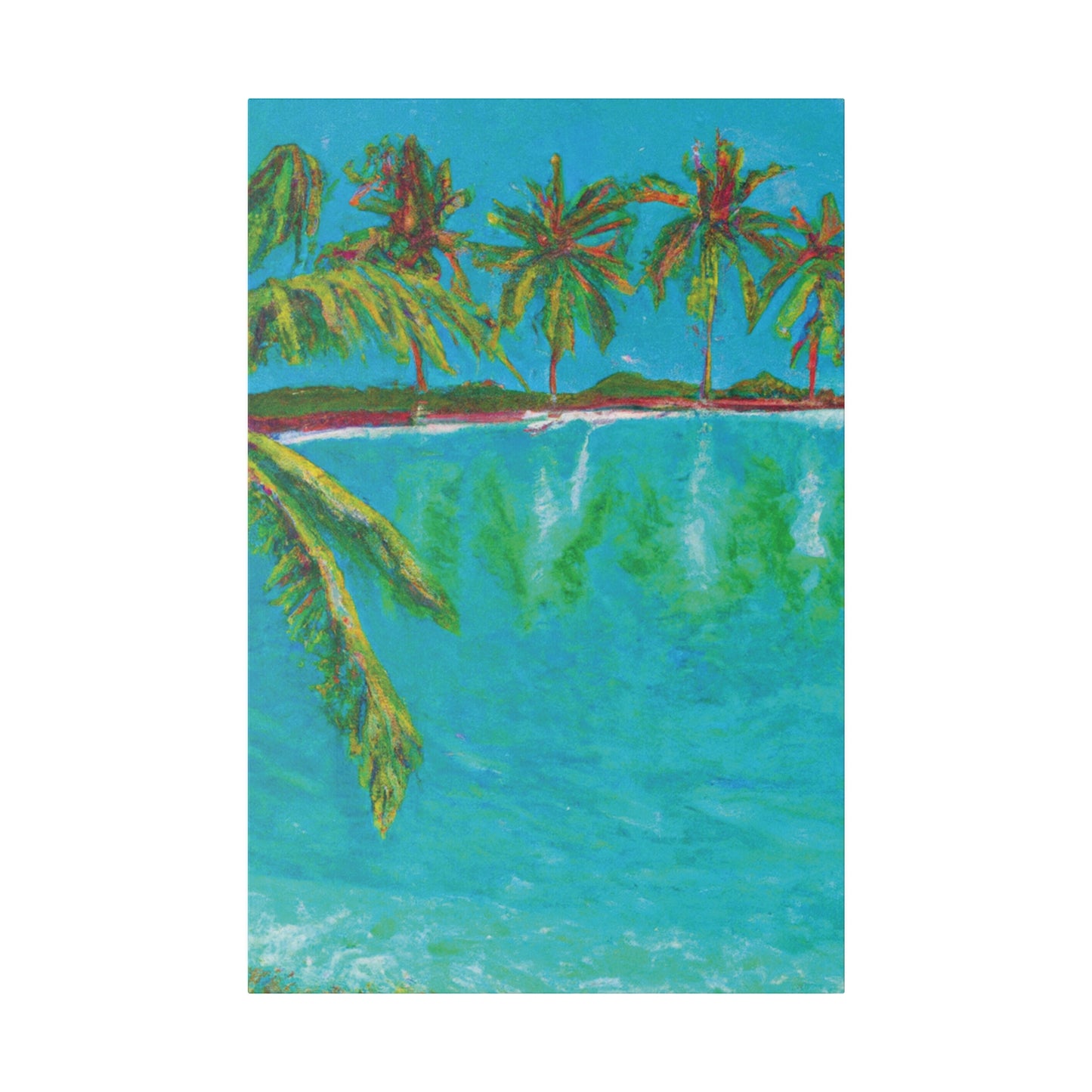 3255Q - Bahamas Ocean Painting Print | Bahamas | Ocean | Beach | Poster | Home Decor | Wall Art | Canvas