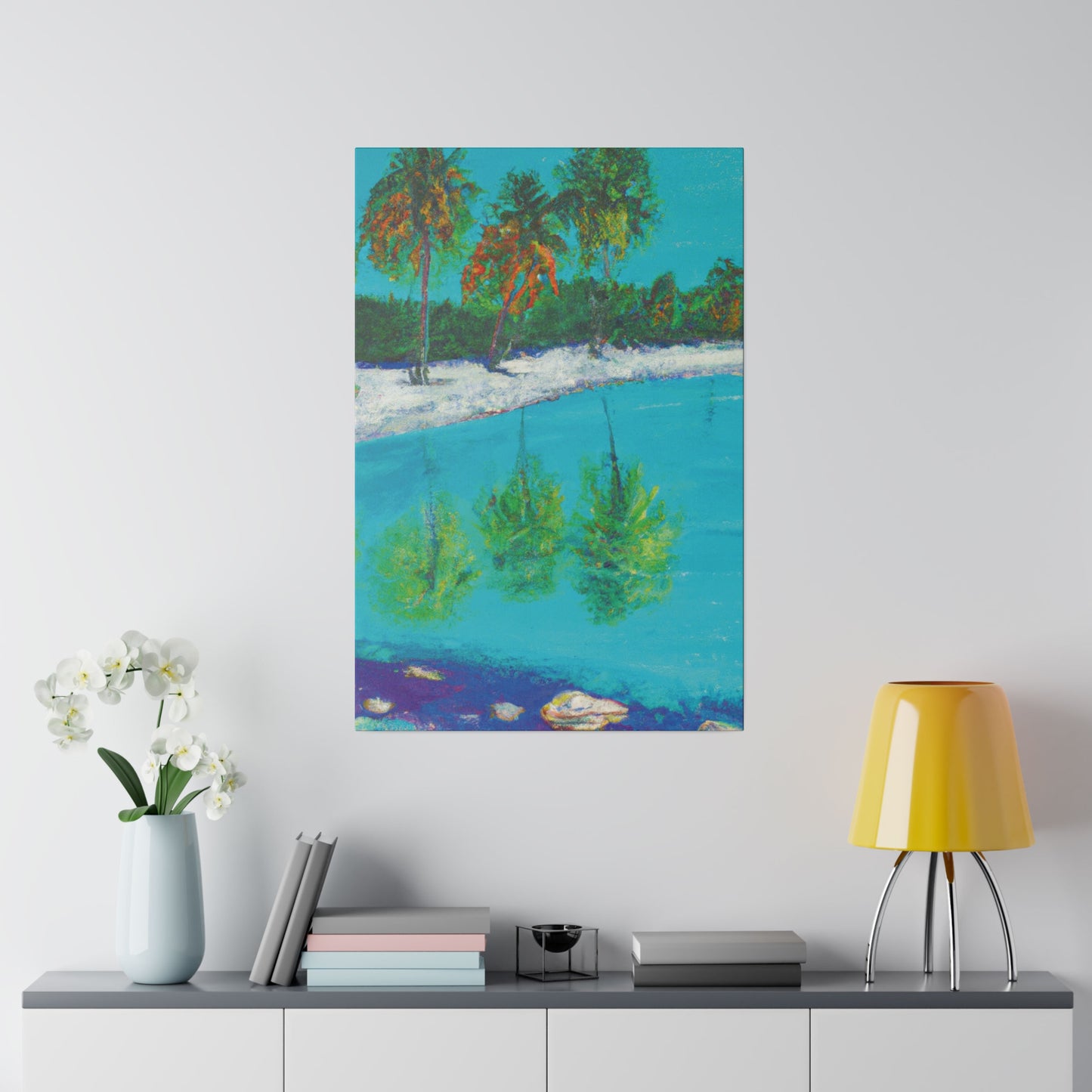 8297H - Bahamas Ocean Painting Print | Bahamas | Ocean | Beach | Poster | Home Decor | Wall Art | Canvas