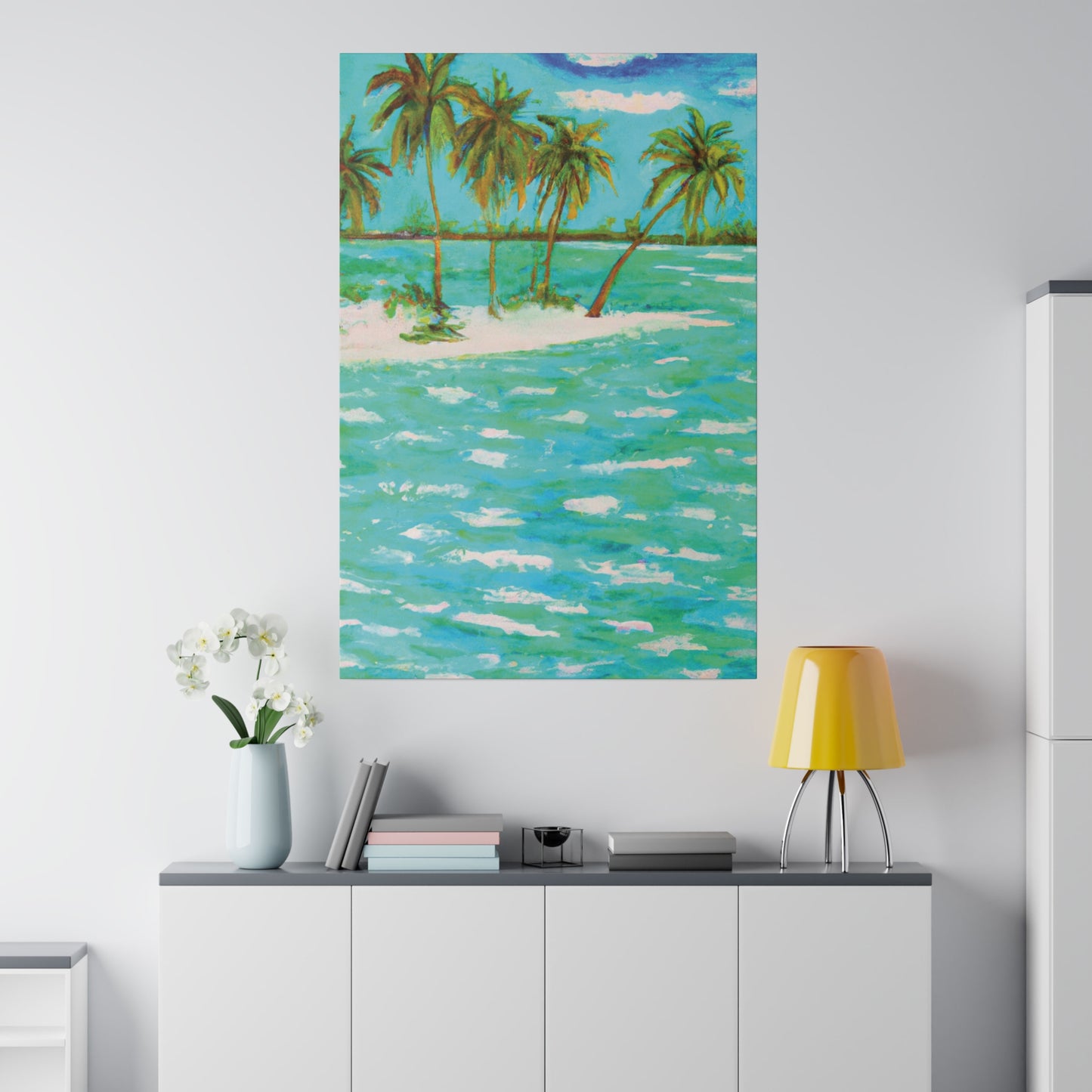 1193C - Bahamas Ocean Painting Print | Bahamas | Ocean | Beach | Poster | Home Decor | Wall Art | Canvas