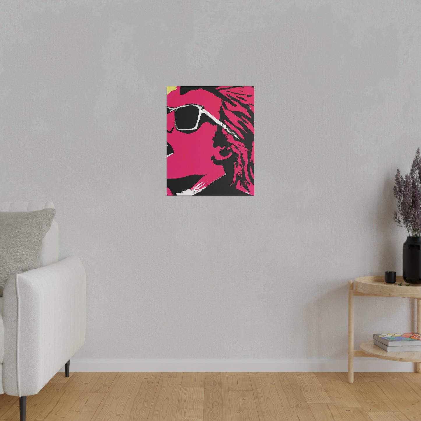 7829G - Rockstar Painting Print | Face | Abstract | Poster | Home Decor | Wall Art | Music Art | Canvas