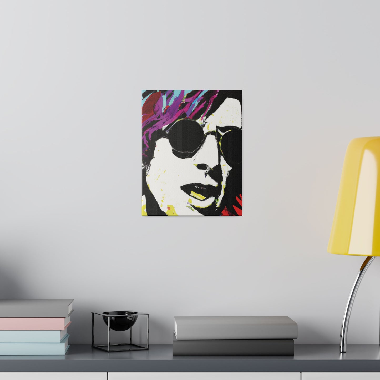 9436F - Rockstar Painting Print | Face | Abstract | Poster | Home Decor | Wall Art | Music Art | Canvas