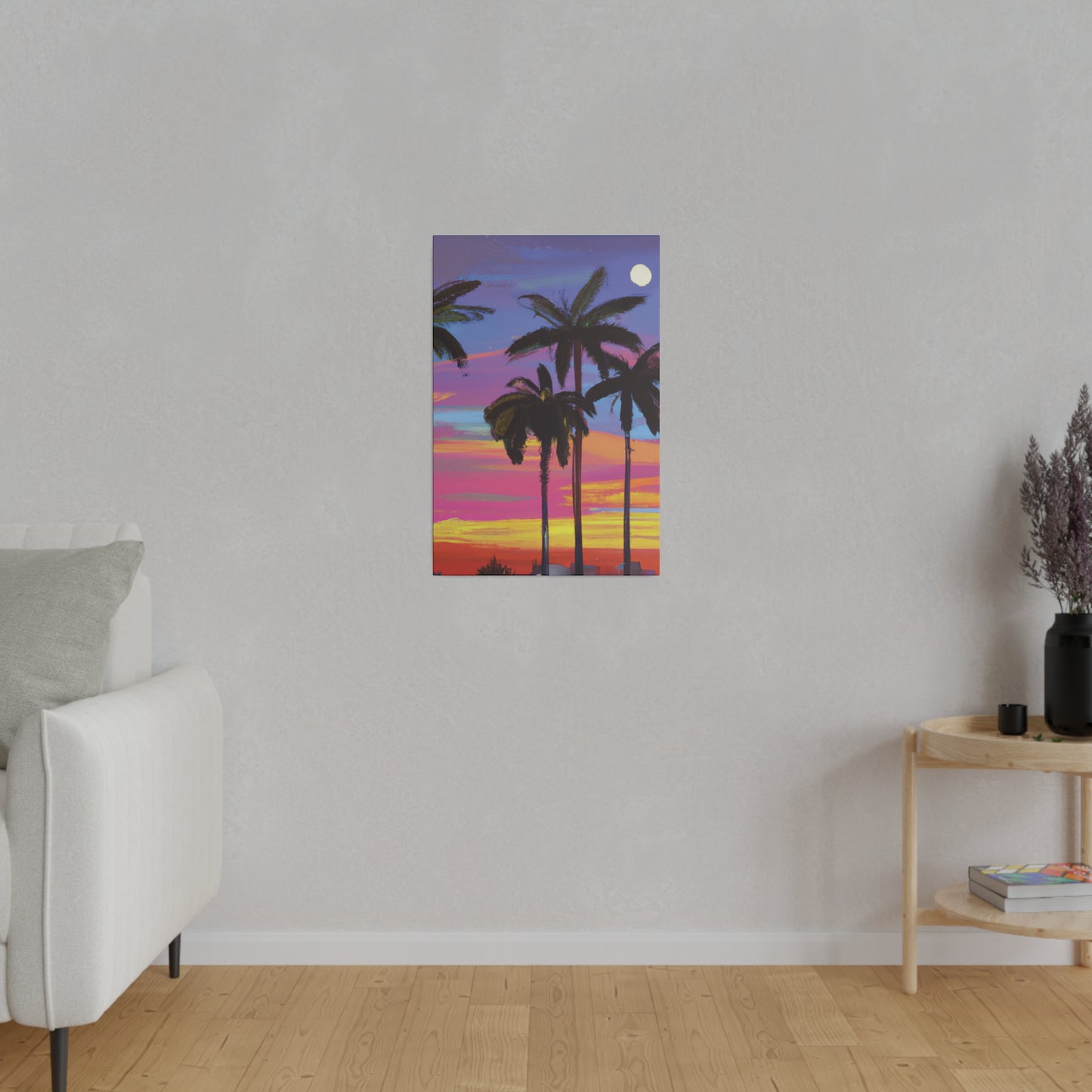 4360Y - Miami Beach Sunset Painting Print | Miami | Beach | Sunset | Poster | Home Decor | Wall Art | Canvas