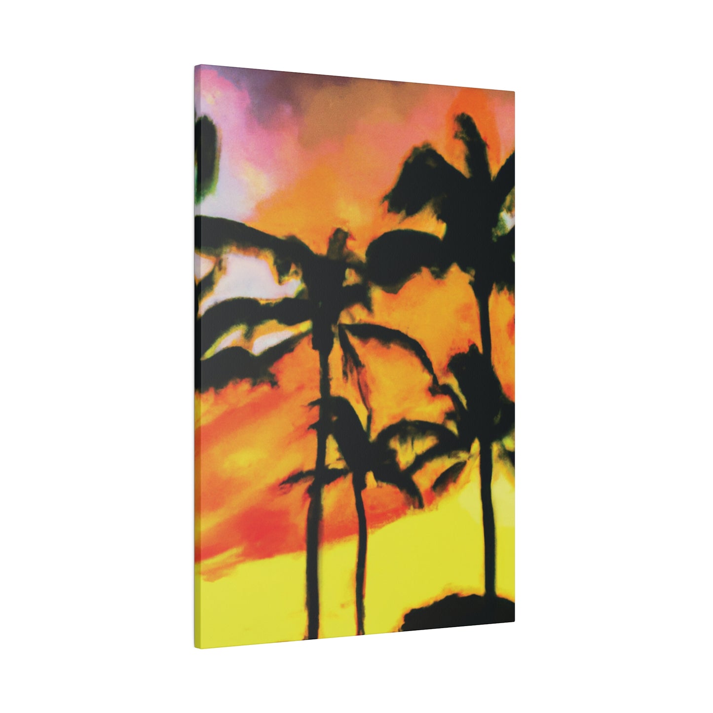 8694V - Miami Beach Sunset Painting Print | Miami | Beach | Sunset | Poster | Home Decor | Wall Art | Canvas
