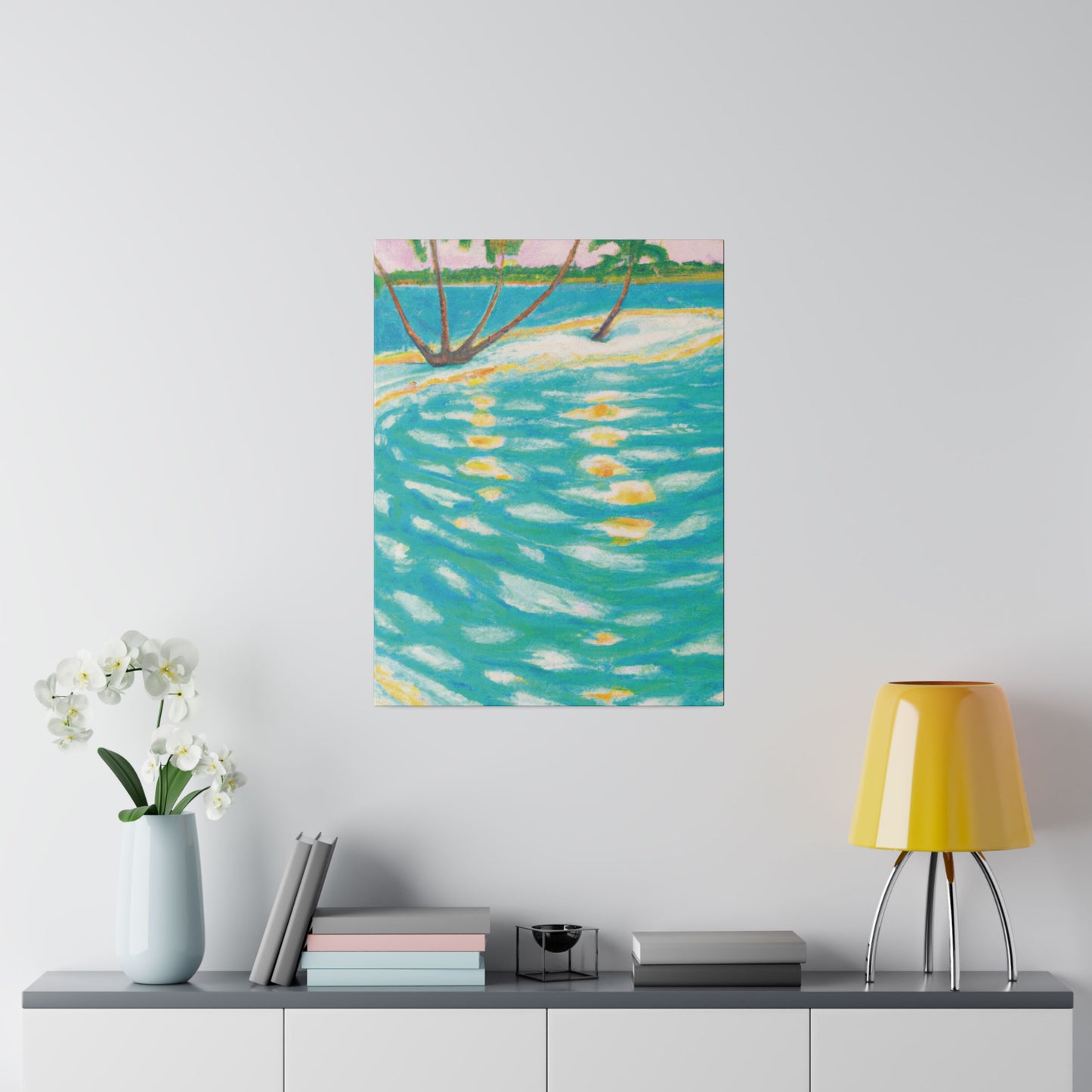 9029O - Bahamas Ocean Painting Print | Bahamas | Ocean | Beach | Poster | Home Decor | Wall Art | Canvas