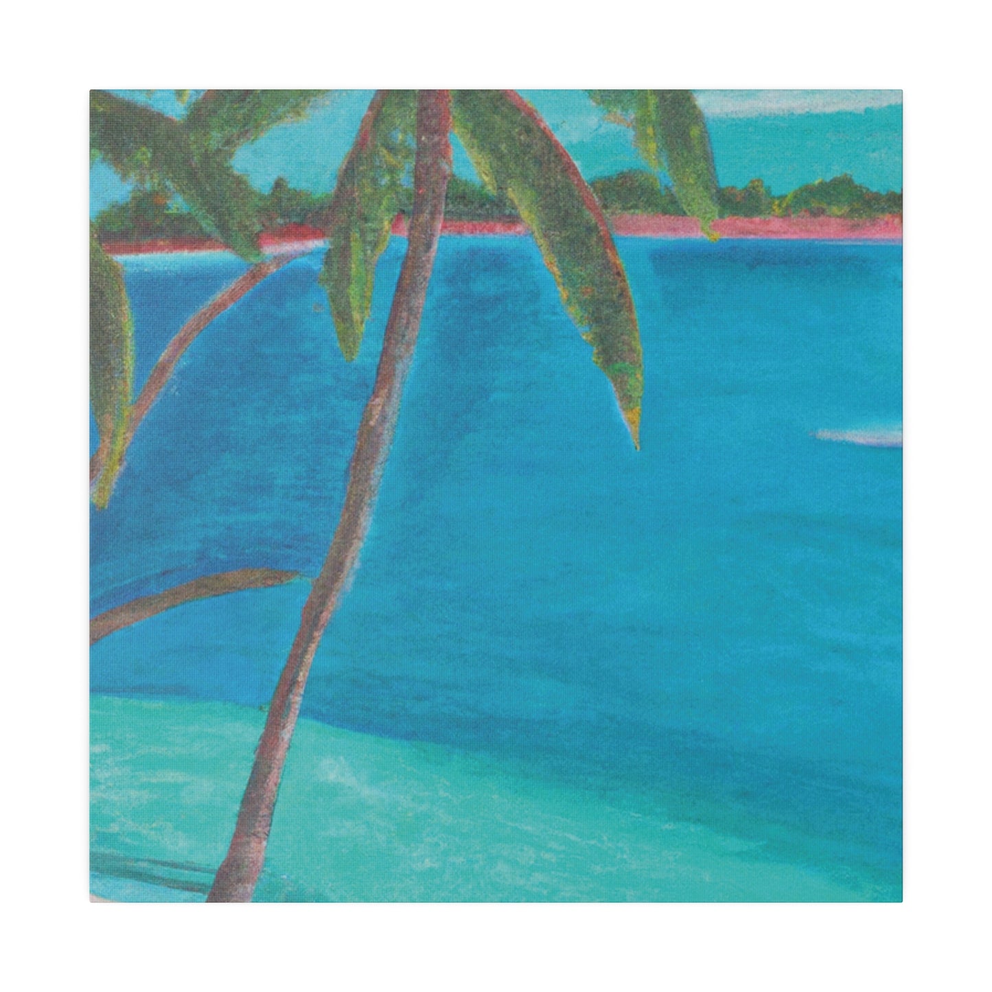 2976D - Bahamas Ocean Painting Print | Bahamas | Ocean | Beach | Poster | Home Decor | Wall Art | Canvas