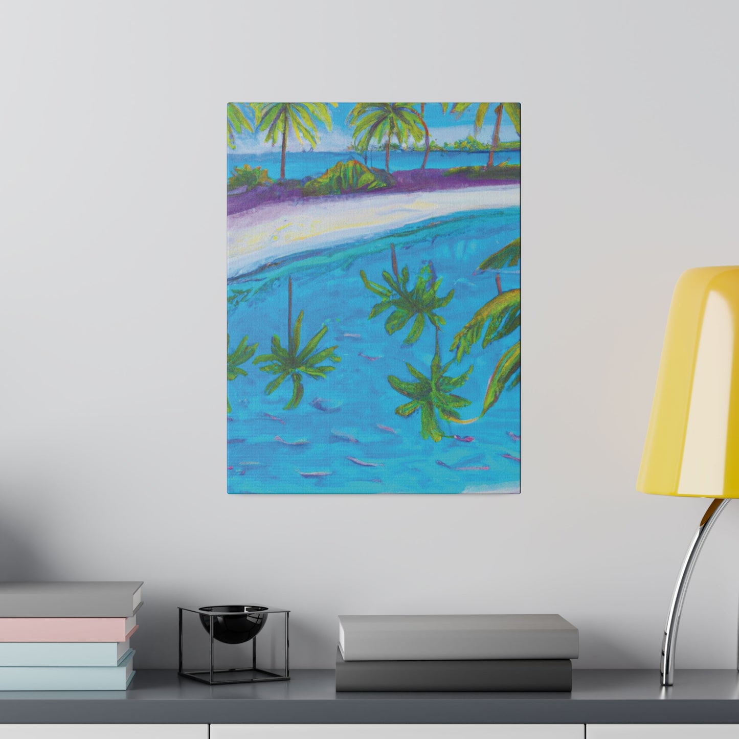 9138P - Bahamas Ocean Painting Print | Bahamas | Ocean | Beach | Poster | Home Decor | Wall Art | Canvas