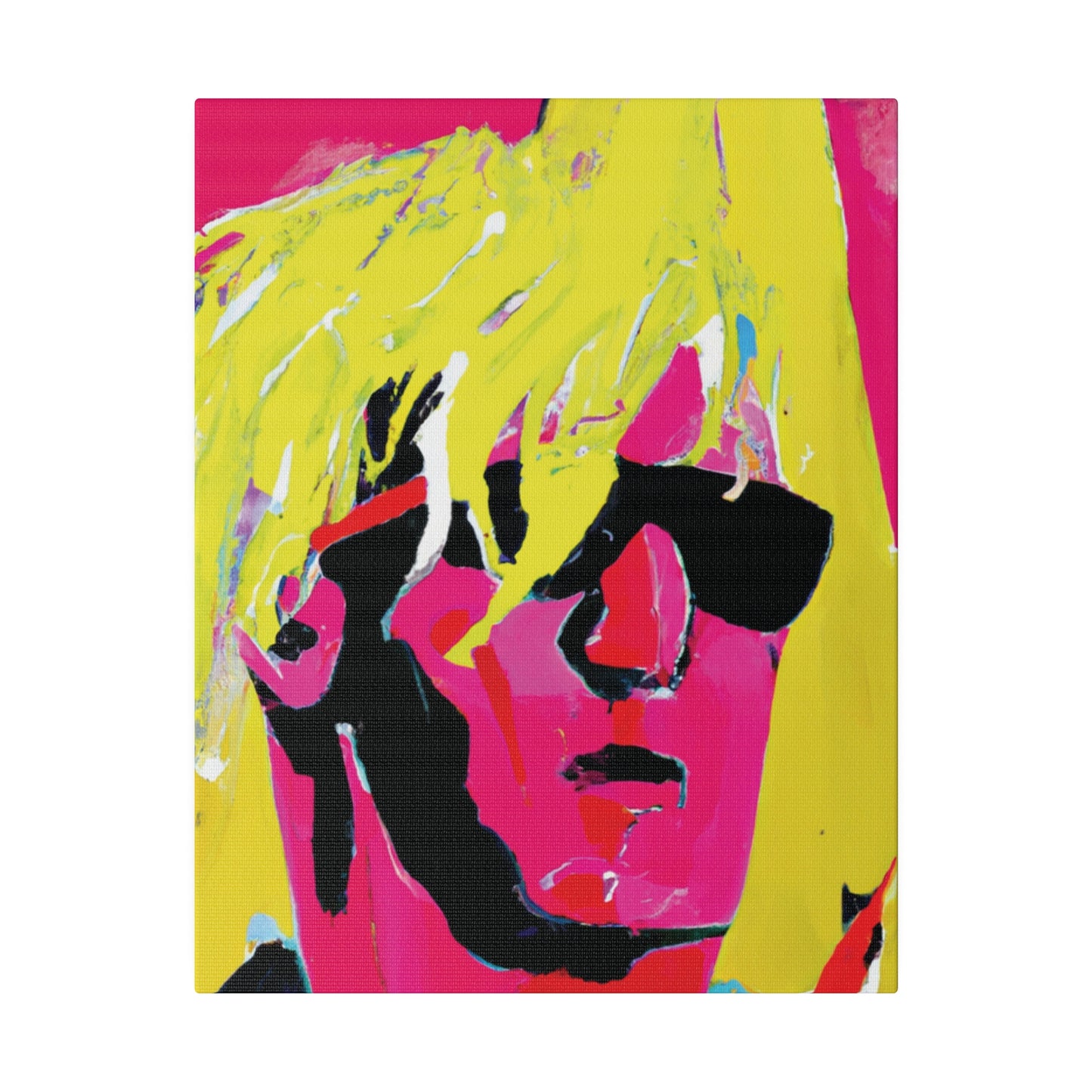 5130P - Rockstar Painting Print | Face | Abstract | Poster | Home Decor | Wall Art | Music Art | Canvas