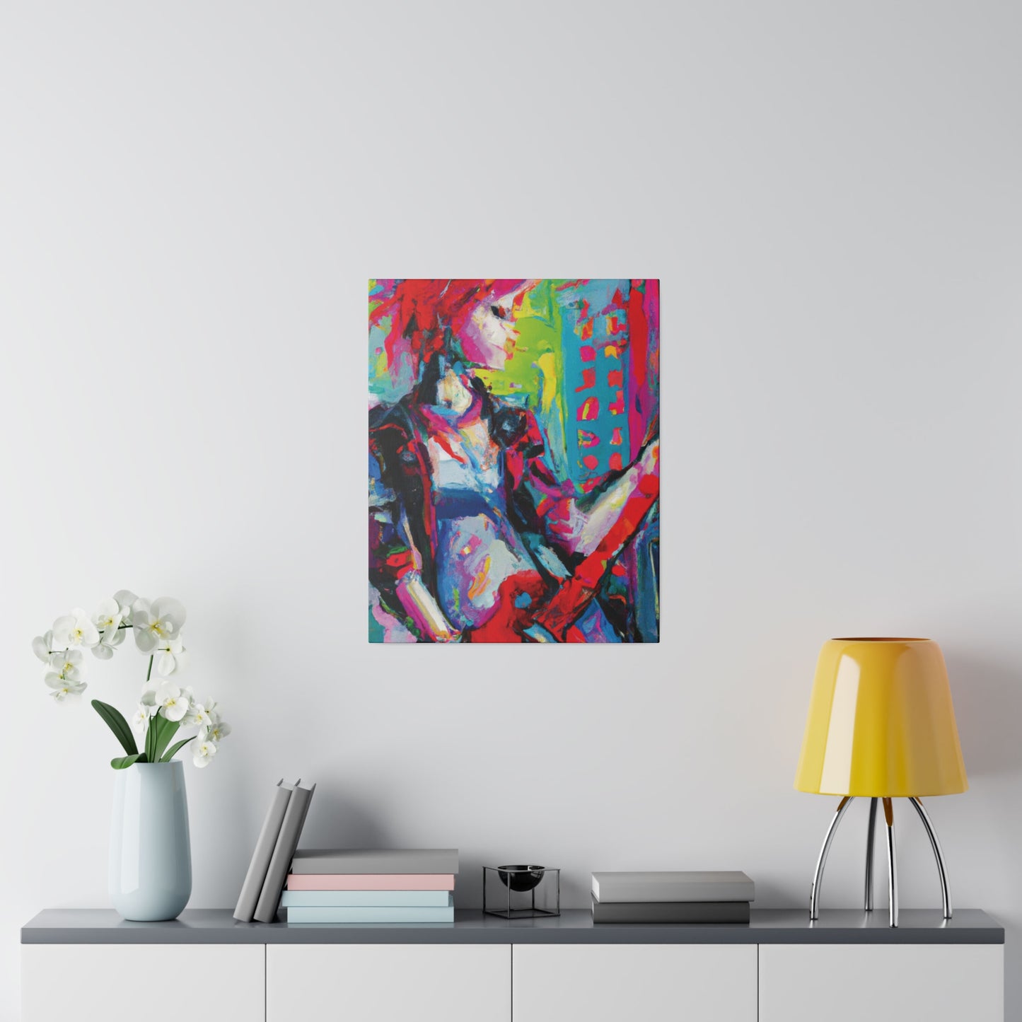 2177U - Rockstar Oil Painting Style Print | Poster | Home Decor | Wall Art | Music Art | Canvas