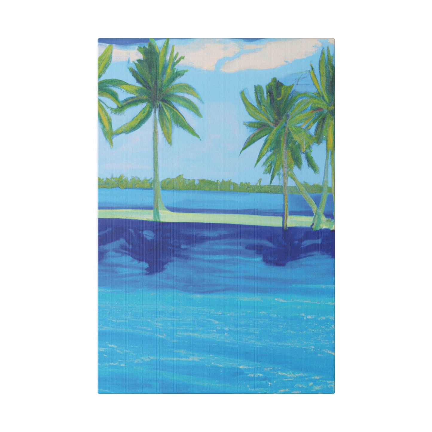 9589F - Bahamas Ocean Painting Print | Bahamas | Ocean | Beach | Poster | Home Decor | Wall Art | Canvas