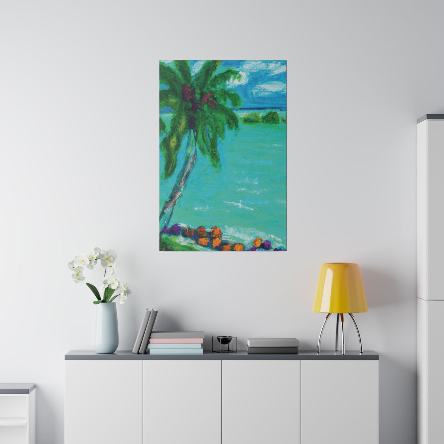 8864T - Bahamas Ocean Painting Print | Bahamas | Ocean | Beach | Poster | Home Decor | Wall Art | Canvas