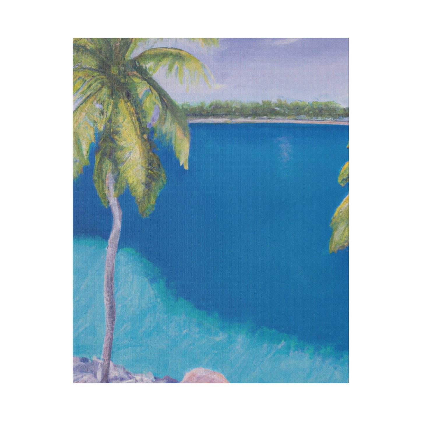 8739X - Bahamas Ocean Painting Print | Bahamas | Ocean | Beach | Poster | Home Decor | Wall Art | Canvas