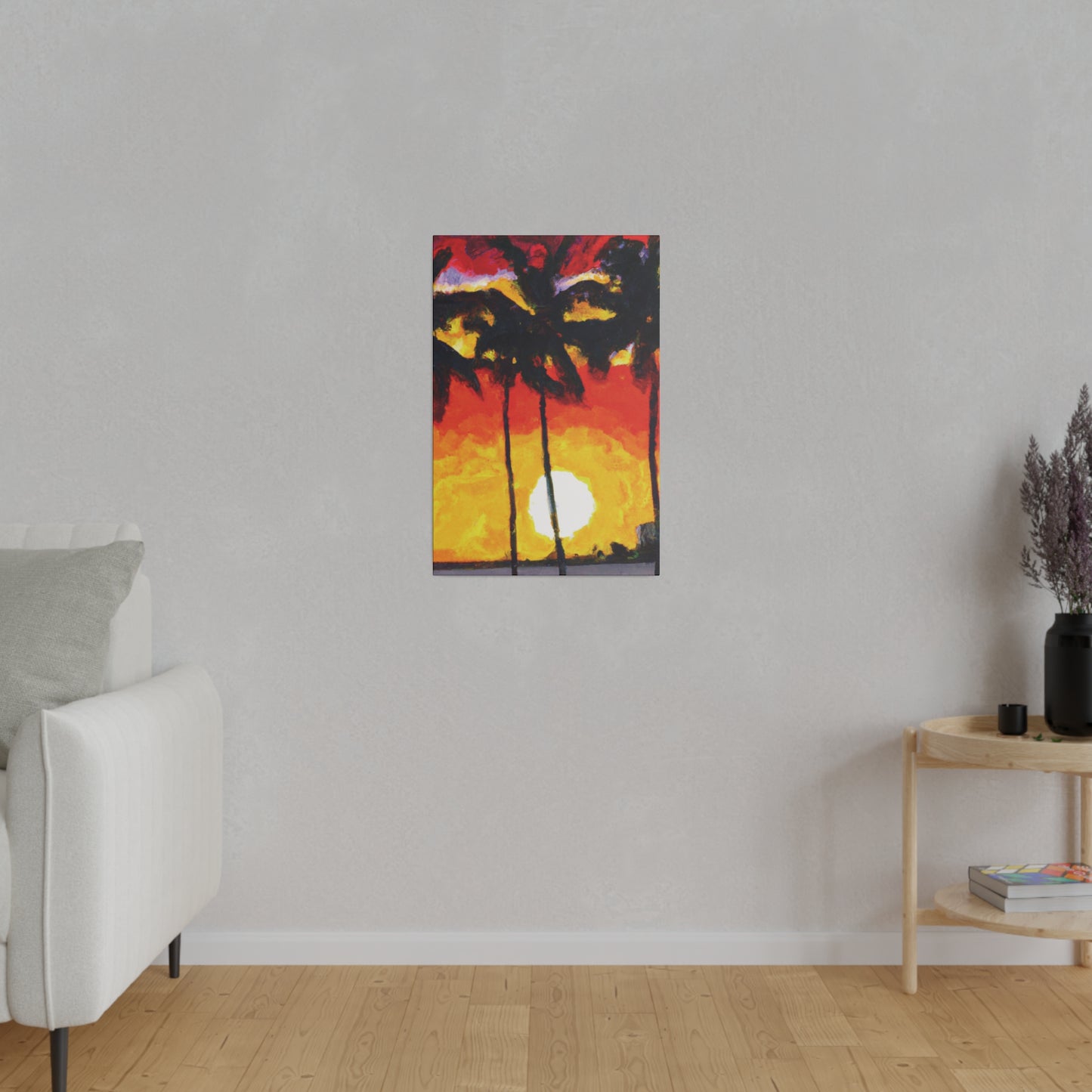 6973R - Miami Beach Sunset Painting Print | Miami | Beach | Sunset | Poster | Home Decor | Wall Art | Canvas