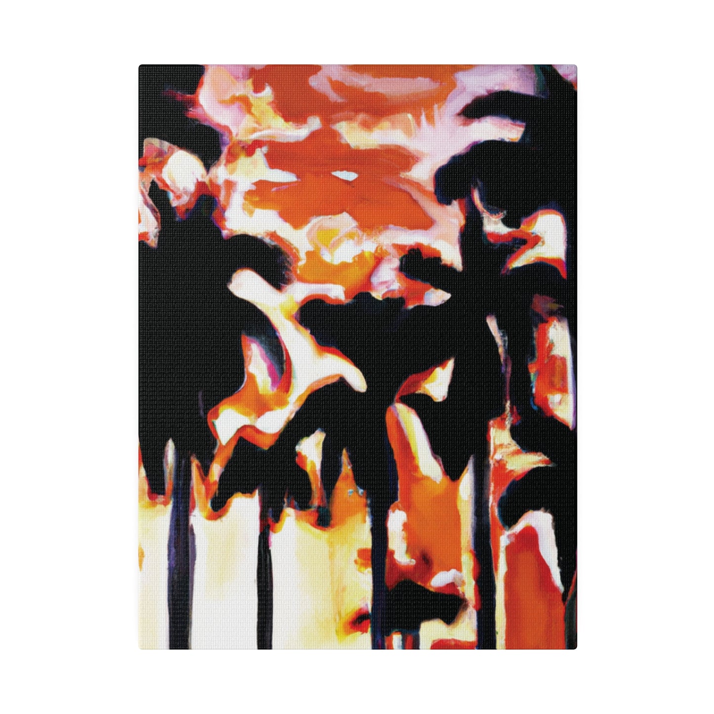 9274N - Miami Beach Sunset Painting Print | Miami | Beach | Sunset | Poster | Home Decor | Wall Art | Canvas