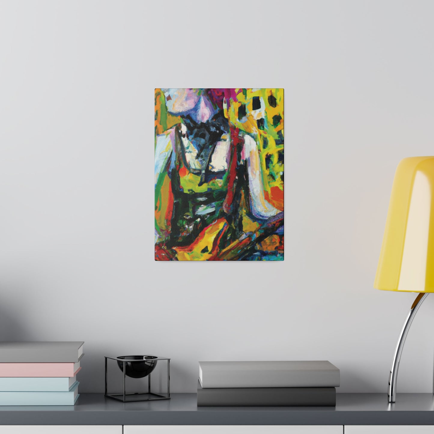 4793Z - Rockstar Oil Painting Style Print | Poster | Home Decor | Wall Art | Music Art | Canvas