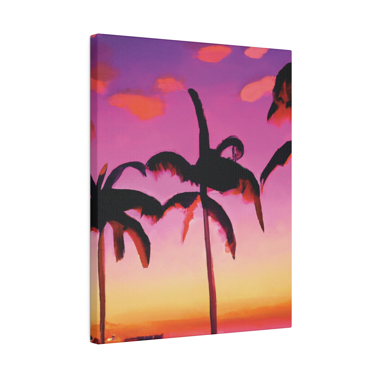 5426A - Miami Beach Sunset Painting Print | Miami | Beach | Sunset | Poster | Home Decor | Wall Art | Canvas