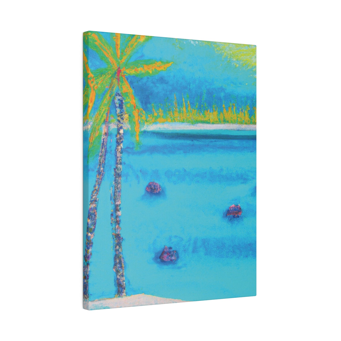 2937T - Bahamas Ocean Painting Print | Bahamas | Ocean | Beach | Poster | Home Decor | Wall Art | Canvas